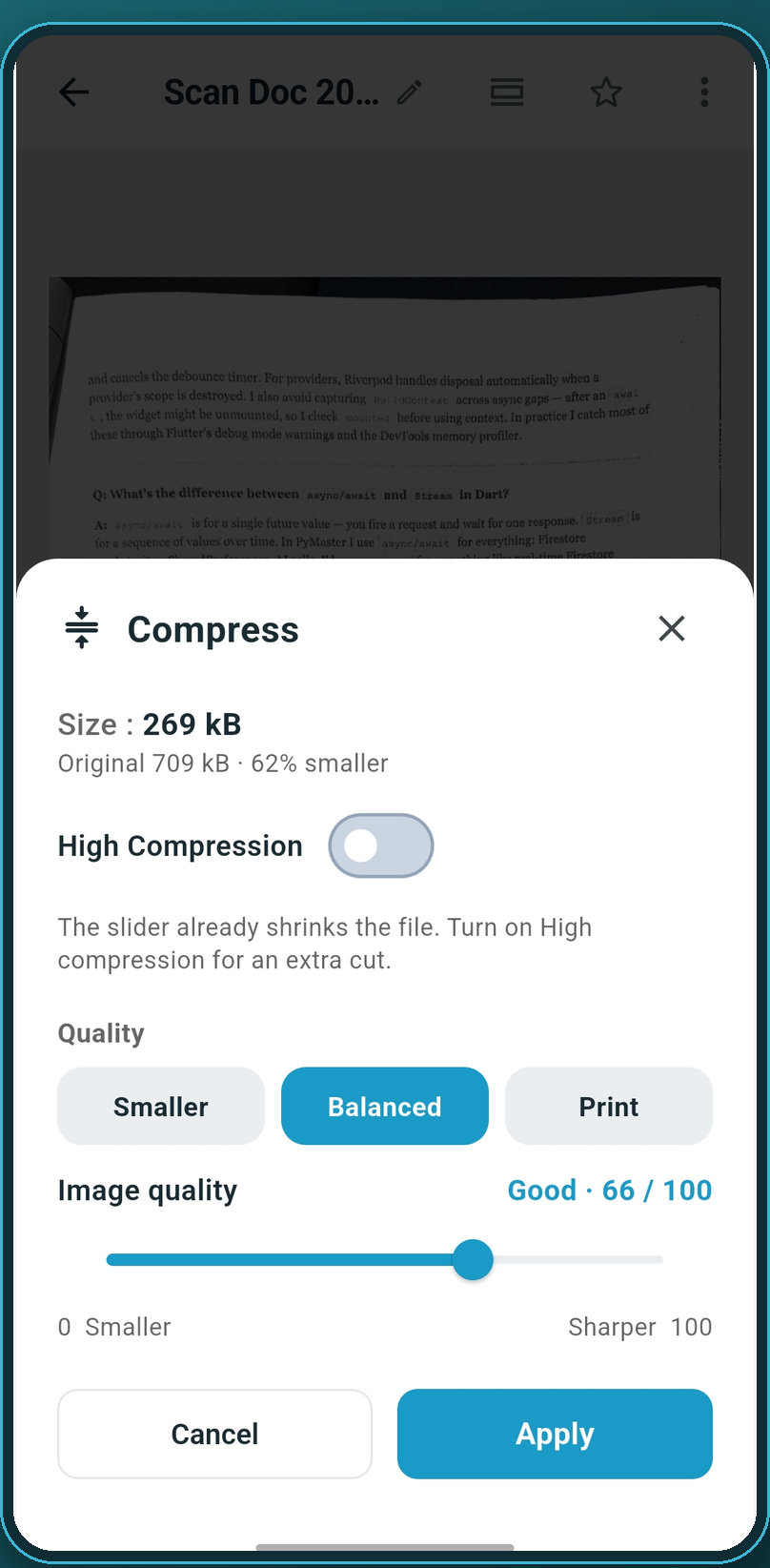 Keepary compression